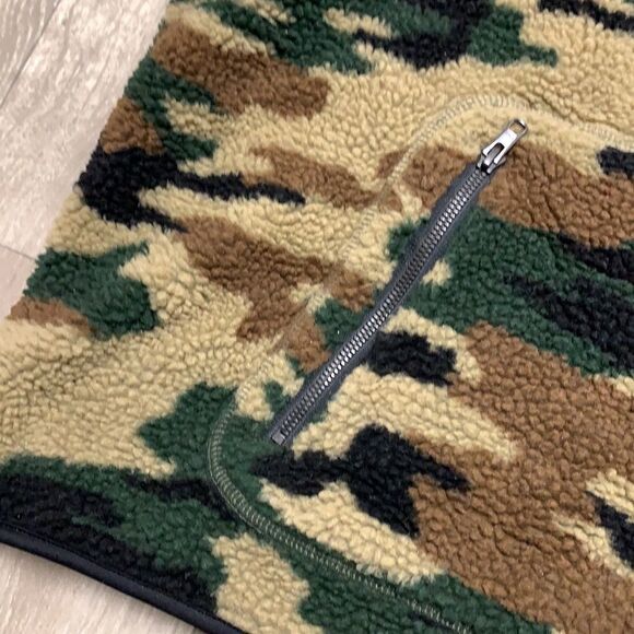 COPY - Mens Urban Pipeline Camouflage‎ Full Zip Faux Fur Hoodie - Picture 6 of 8